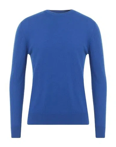 MAJESTIC MAJESTIC FILATURES MAN SWEATER BRIGHT BLUE SIZE M CASHMERE