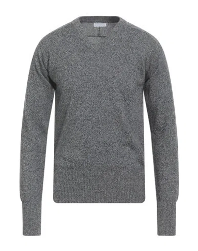 Majestic Filatures Man Sweater Lead Size M Cashmere