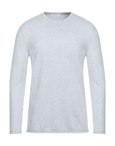 Majestic Filatures Man Sweater Light Grey Size M Organic Cotton, Cashmere, Elastane