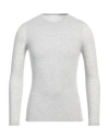 Majestic Filatures Man Sweater Light Grey Size S Cashmere