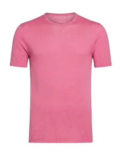 Majestic Filatures Man Sweater Mauve Size M Cashmere In Pink