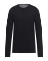 Majestic Filatures Man Sweater Black Size Xxl Cotton, Cashmere In Blue