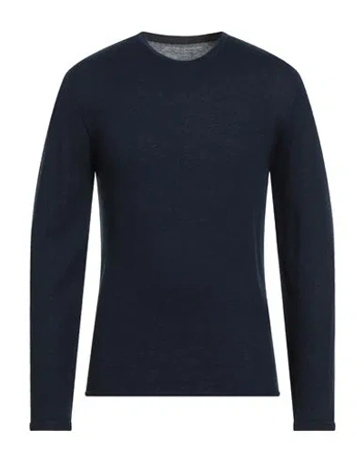 Majestic Filatures Man Sweater Navy Size M Cashmere In Blue
