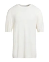 Majestic Filatures Man Sweater Off White Size M Silk, Viscose In White