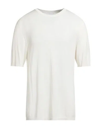 Majestic Filatures Man Sweater Off White Size M Silk, Viscose