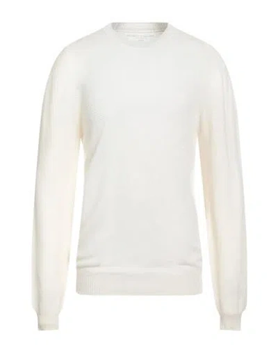Majestic Filatures Man Sweater White Size M Cashmere