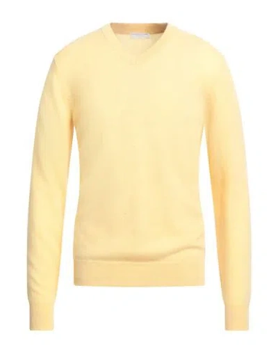 Majestic Filatures Man Sweater Yellow Size M Cashmere