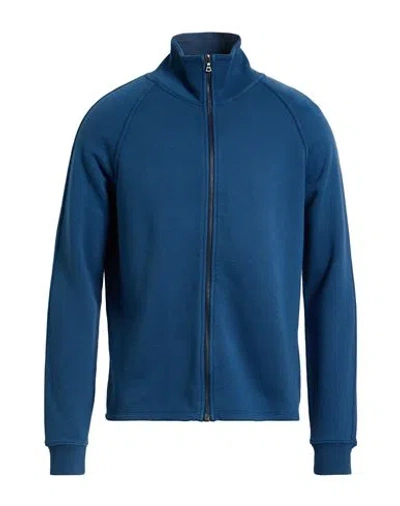 Majestic Filatures Man Sweatshirt Blue Size M Organic Cotton