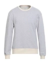 Majestic Filatures Man Sweatshirt Light Grey Size M Cotton In Grey
