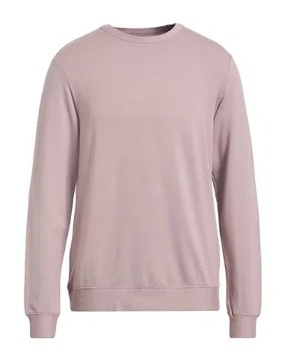 Majestic Filatures Man Sweatshirt Lilac Size M Viscose, Elastane In Neutral