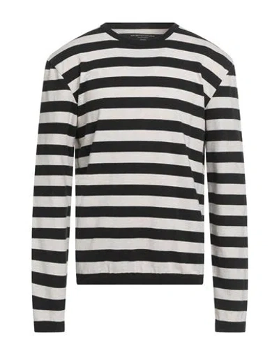 Majestic Filatures Man T-shirt Black Size M Organic Cotton In Multi