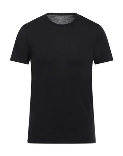 Majestic Filatures Man T-shirt Black Size Xl Lyocell, Cotton