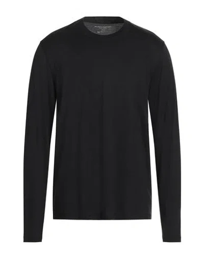 Majestic Filatures Man T-shirt Black Size Xl Lyocell, Organic Cotton