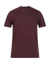 Majestic Filatures Man T-shirt Burgundy Size M Organic Cotton, Recycled Cotton