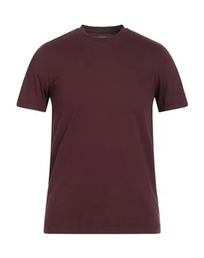 Majestic Filatures Man T-shirt Burgundy Size M Organic Cotton, Recycled Cotton In Red