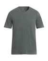 Majestic Filatures Man T-shirt Dark Green Size M Cotton, Elastane