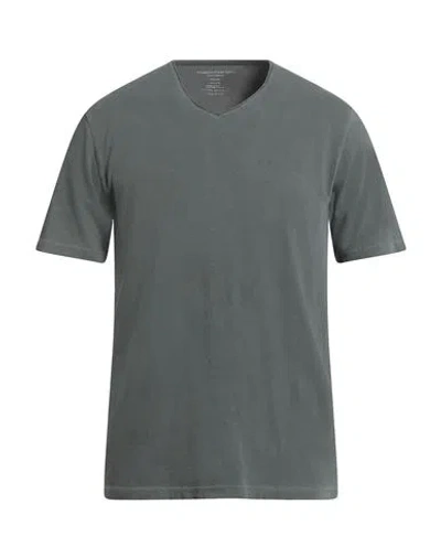 Majestic Filatures Man T-shirt Dark Green Size M Cotton, Elastane
