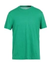 Majestic Short-sleeve Linen T-shirt In Green