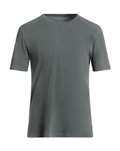 MAJESTIC MAJESTIC FILATURES MAN T-SHIRT GREY SIZE M COTTON, ELASTANE
