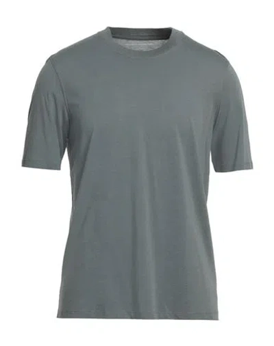 Majestic Filatures Man T-shirt Grey Size M Lyocell, Cotton