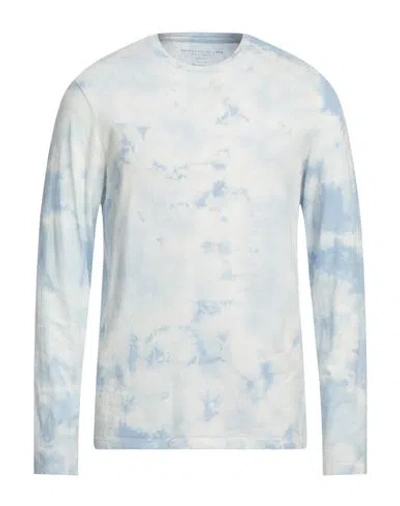 Majestic Filatures Man T-shirt Light Blue Size M Cotton, Elastane