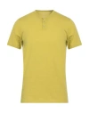 Majestic Filatures Man T-shirt Acid Green Size M Cotton In Green