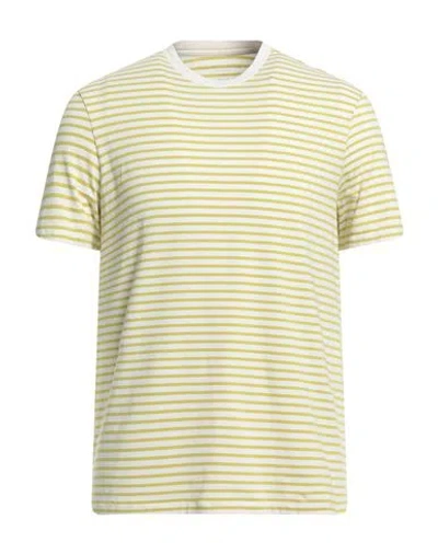 Majestic Filatures Man T-shirt Lime Green Size M Cotton, Elastane