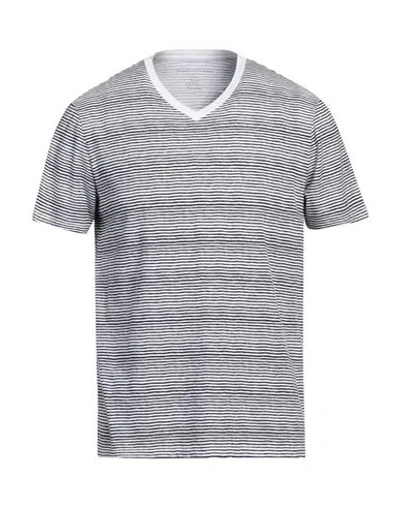 Majestic Filatures Man T-shirt Midnight Blue Size M Cotton, Elastane