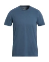 Majestic Filatures Man T-shirt Midnight Blue Size M Organic Cotton, Recycled Cotton