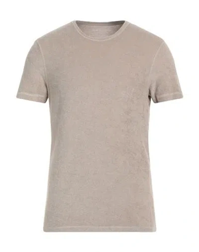 Majestic Filatures Man T-shirt Sand Size M Cotton, Modal In Beige
