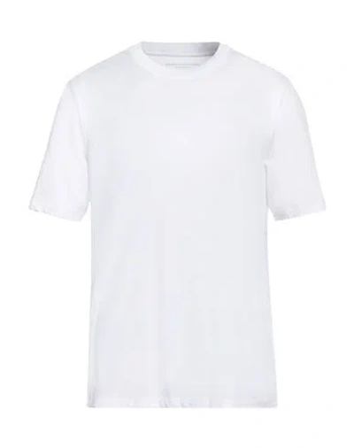 Majestic Filatures Man T-shirt Ivory Size M Cotton In White
