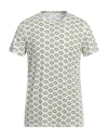 Majestic Filatures Man T-shirt White Size M Linen, Elastane In White