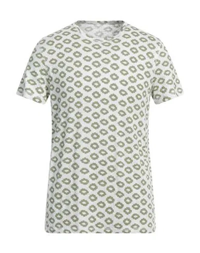 Majestic Filatures Man T-shirt White Size M Linen, Elastane