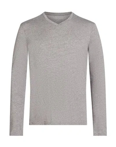 Majestic Filatures Man T-shirt Grey Size 3xl Cotton In Gray