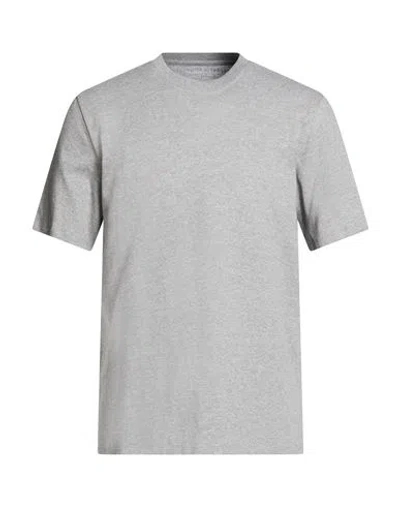 Majestic Filatures Man T-shirt Grey Size M Organic Cotton In Gray