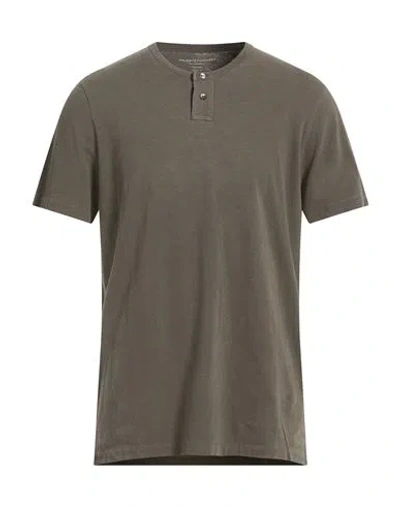 Majestic Filatures Man T-shirt Grey Size Xxl Cotton, Elastane In Green