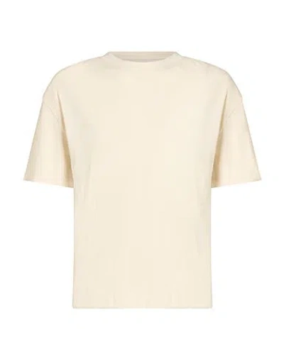 Majestic Filatures Man T-shirt Ivory Size M Organic Cotton In White