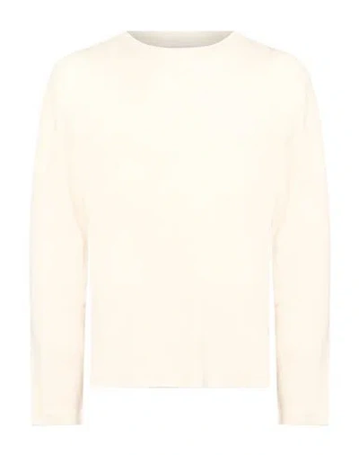 Majestic Filatures Man T-shirt Ivory Size M Organic Cotton In White