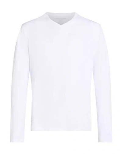 Majestic Filatures Man T-shirt White Size Xl Cotton