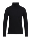 Majestic Filatures Man Turtleneck Black Size Xxl Cotton, Cashmere