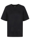 Majestic Filatures Organic Cotton T-shirt In Black