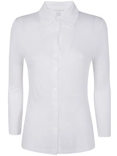 Majestic Filatures Poches Jacket Clothing In White