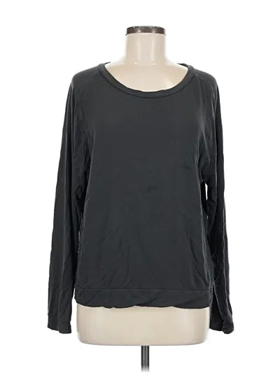 Pre-owned Majestic Filatures Pullover Sweater In Black