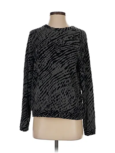 Pre-owned Majestic Filatures Pullover Sweater In Black