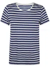 Majestic Filatures Round Neck Short Sleeves Sweater Clothing In Blue