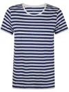 Majestic Filatures Round Neck Short Sleeves Sweater Clothing In Blue