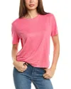Majestic Filatures Woman T-shirt Magenta Size 1 Linen, Elastane In Pink