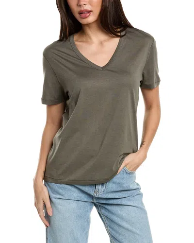 Majestic Filatures Semi Relaxed T-shirt In Green