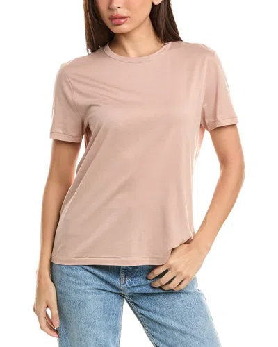 Majestic Semi Relaxed T-shirt In Pink