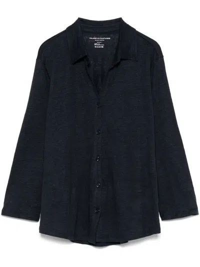 Majestic Filatures Shirts In Blue